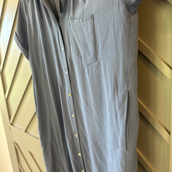 EE:SOME Shirt dress with pockets NWT - Picture 3 of 4